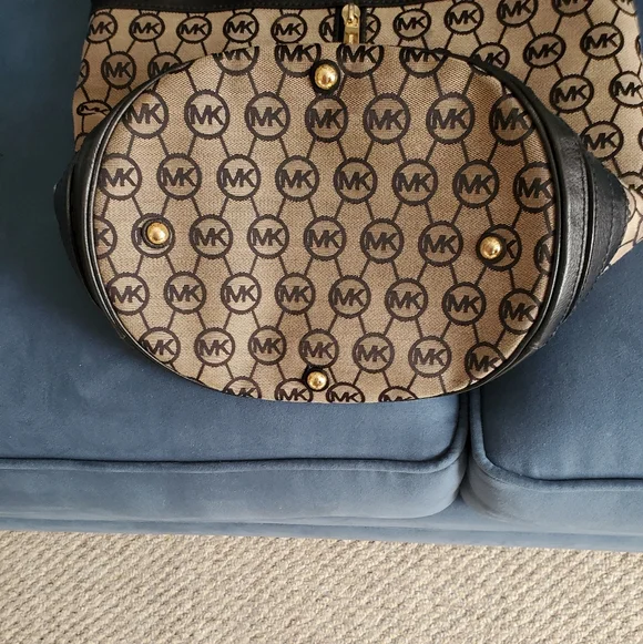 Michael Kors Monogrammed Canvas Handbag - Picture 16 of 16